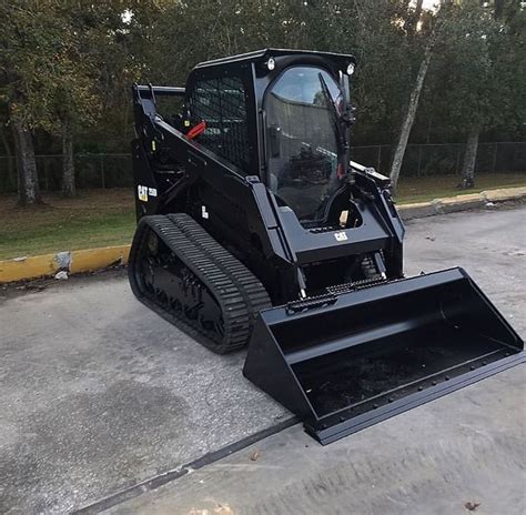 cat skid loader screen black